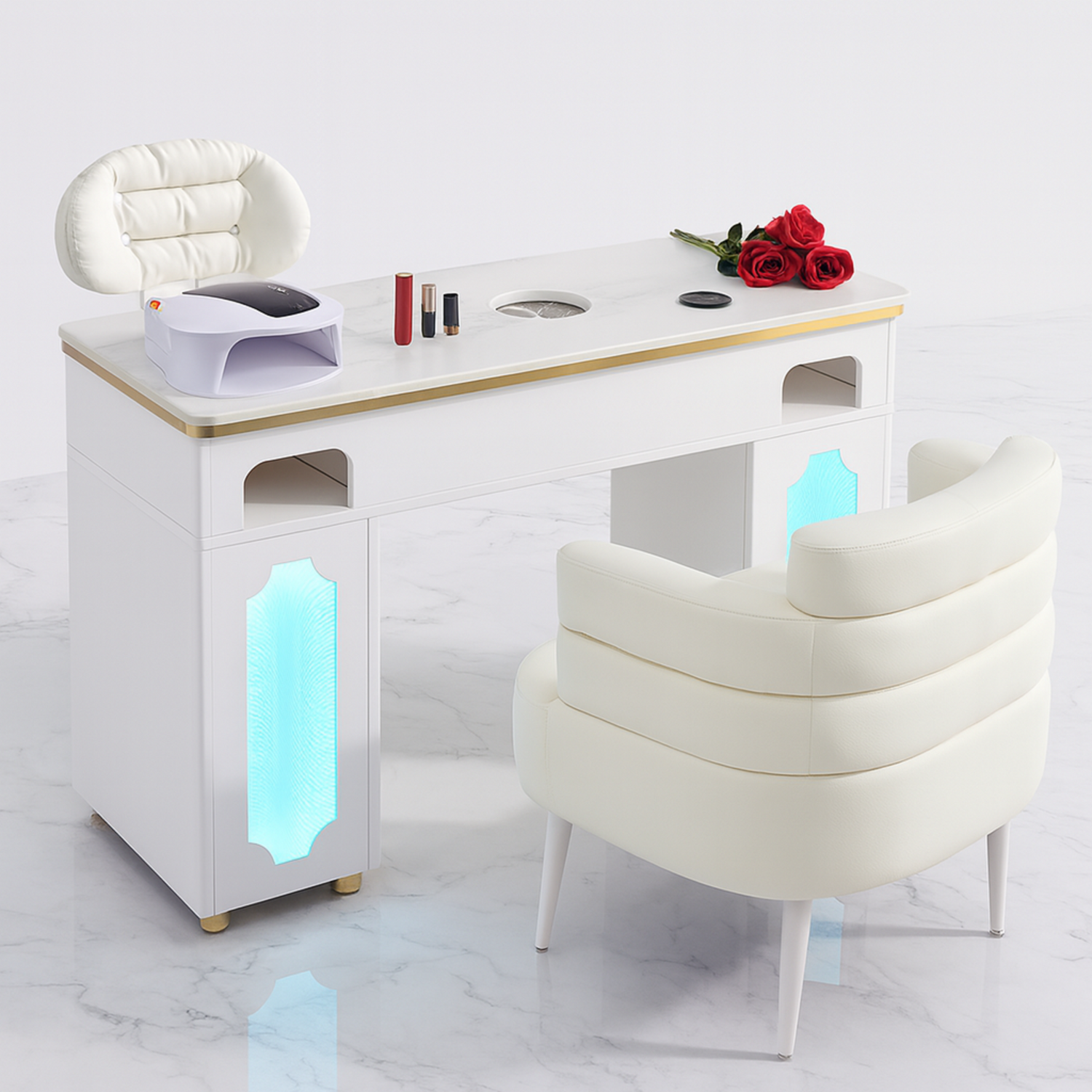 Bureau de Manucure LED
