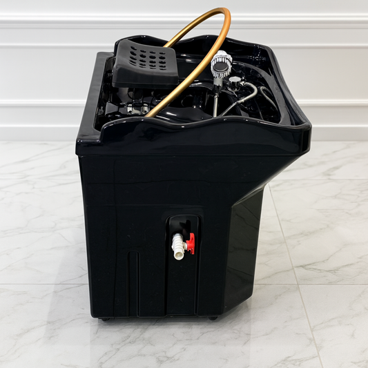 Bac Head Spa Portable Sans Raccord, Élégance et Mobilité